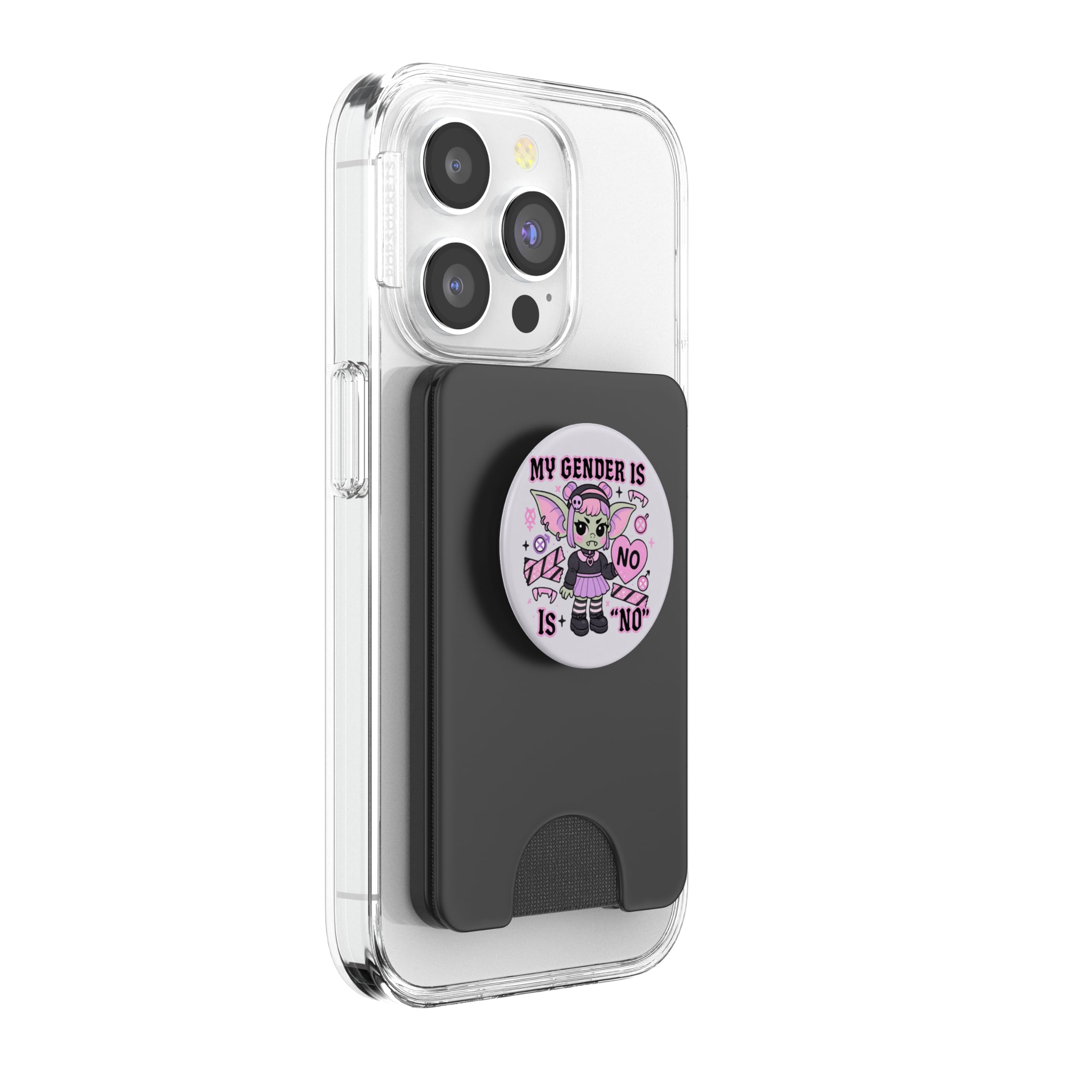 Mi género no es gótico Goblincore Queer Design PopSockets PopWallet para MagSafe