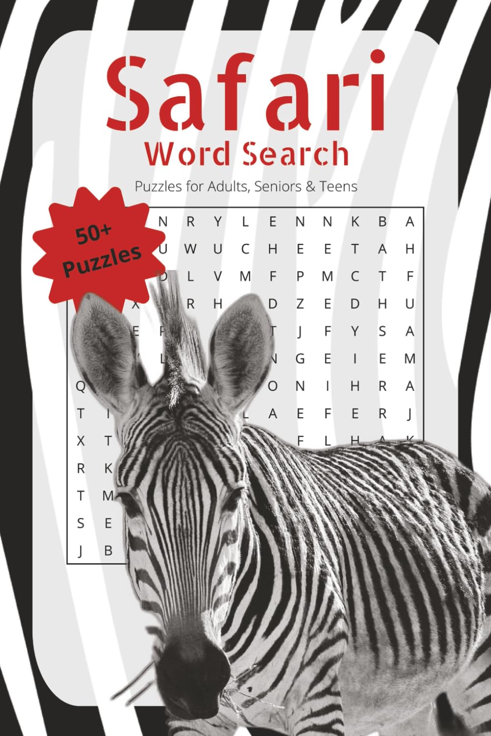 Safari Word Search: Safari Word Search Puzzle Book: Word Searches with Easy to Read Print About Safaris, African Safari, Animals and More | 6x9 ... | Gifts for Vacations, Holidays and Free Time
