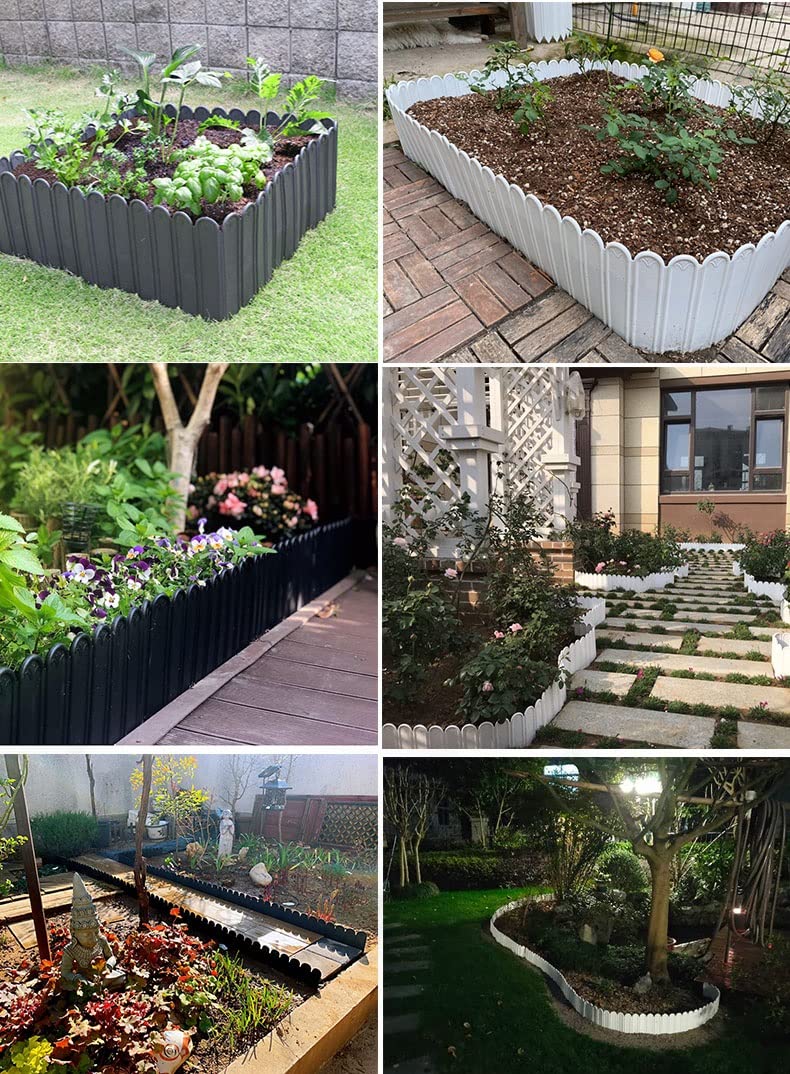 Bordo Del Giardino Bordo Del Prato Flessibile Del Bordo Del Letto Di Plastica Dura Giardinaggio 10m 10 Cm 2 Mm Nero 84664962