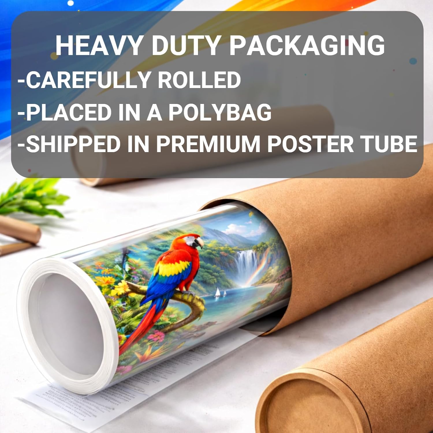 Poster Print Factory Custom Photo Poster – Upload Your Image – 36 x 48 Personalized Wall Art – Choice of Gloss, Matte, or Satin Finish