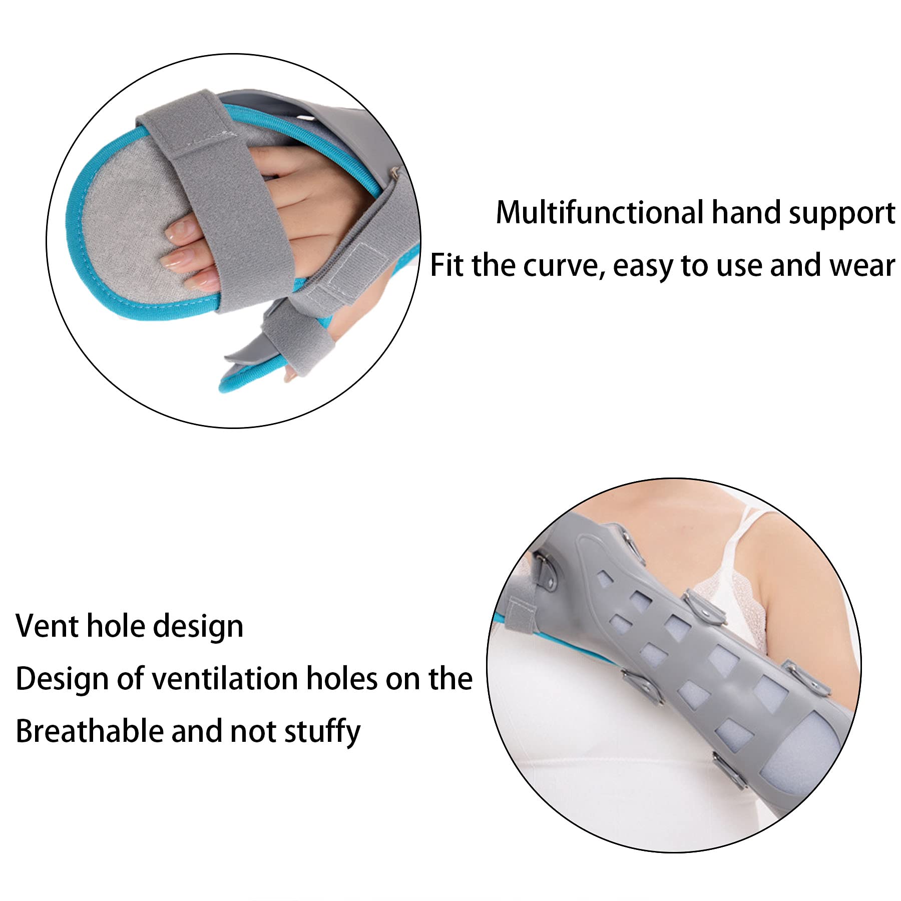Handgelenkschiene Handschiene Karpaltunnel Schiene Atmungsaktive für Handgelenkschmerzen Sehnenscheidenentzündung Arthritis Handgelenkstütze und Schmerzlinderung bei frakturen,Left Hand