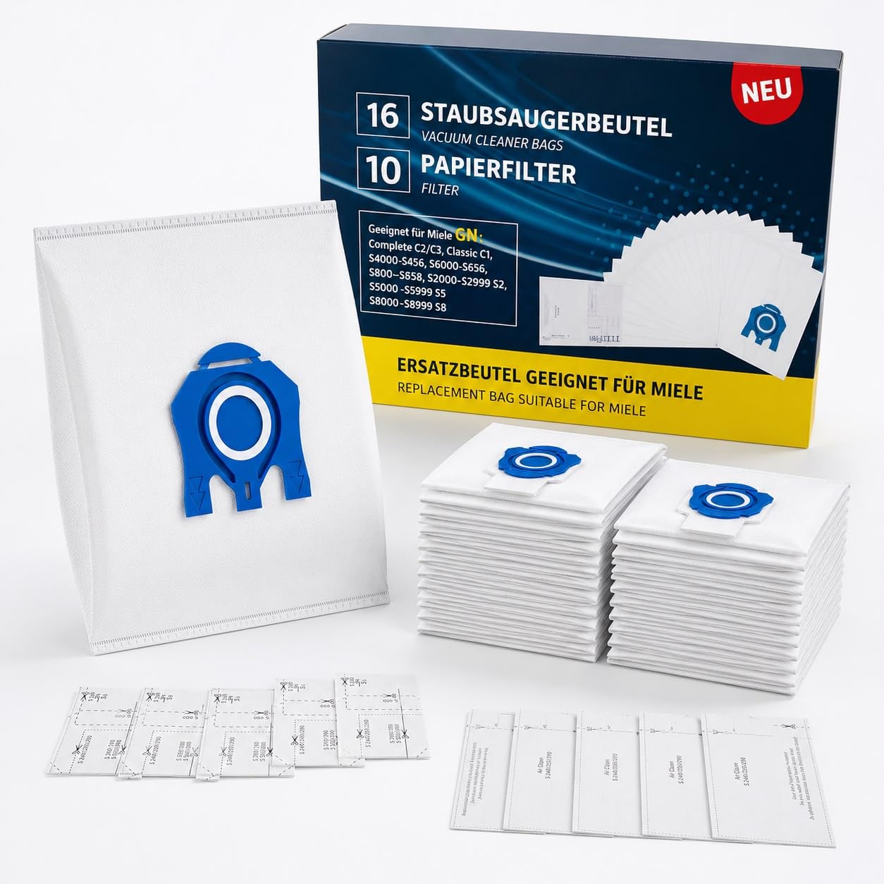 SANAWATEC Beutel und Filter für Staubsauger