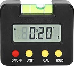 Hilitand Digital Level Protractor Inclinometer, Magnetic Spirits Level Angle Meter Level Box with Water Bubble, Spirit Level