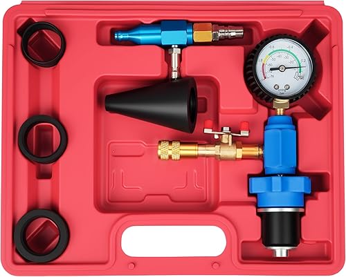 Miniatura 3 de DAYUAN Sistema de refrigeración de purga al vacío, radiador y refrigerante, kit de herramientas de repuesto para tanque de agua automotriz, juego de