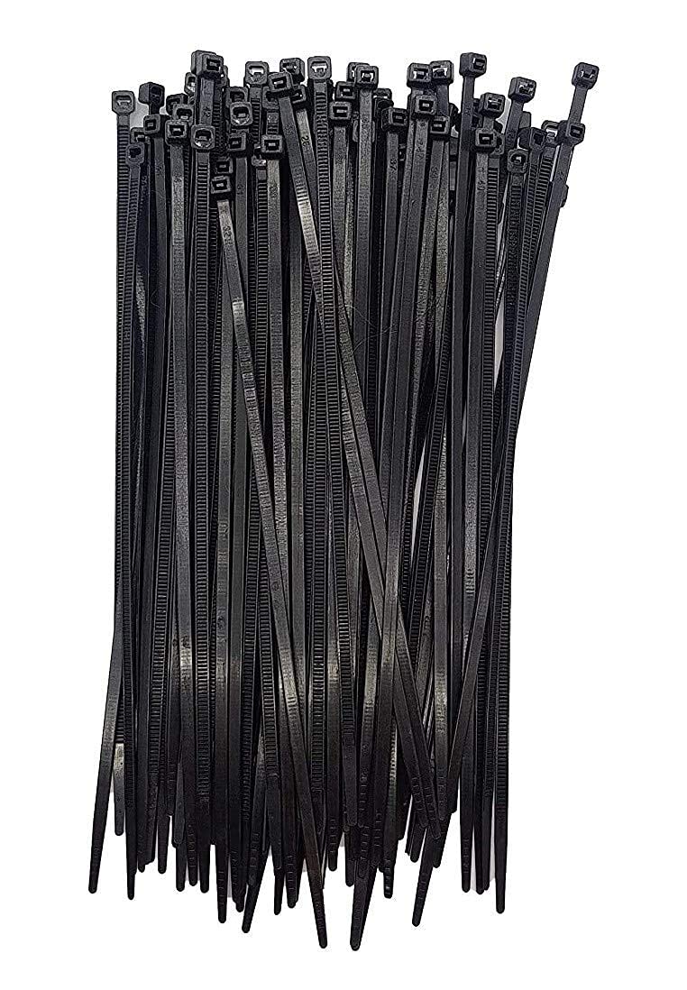 KAPGGRILA Teeth Grip Nylon Self Locking Cable Ties, Black (200 mm x 3.6 mm, 8 inch, Pack of 100) - Heavy Duty Strong Zip Wire Fastener Organizer Tie (B09HXQ4P3Z) Amazon Price History, Amazon Price Tracker