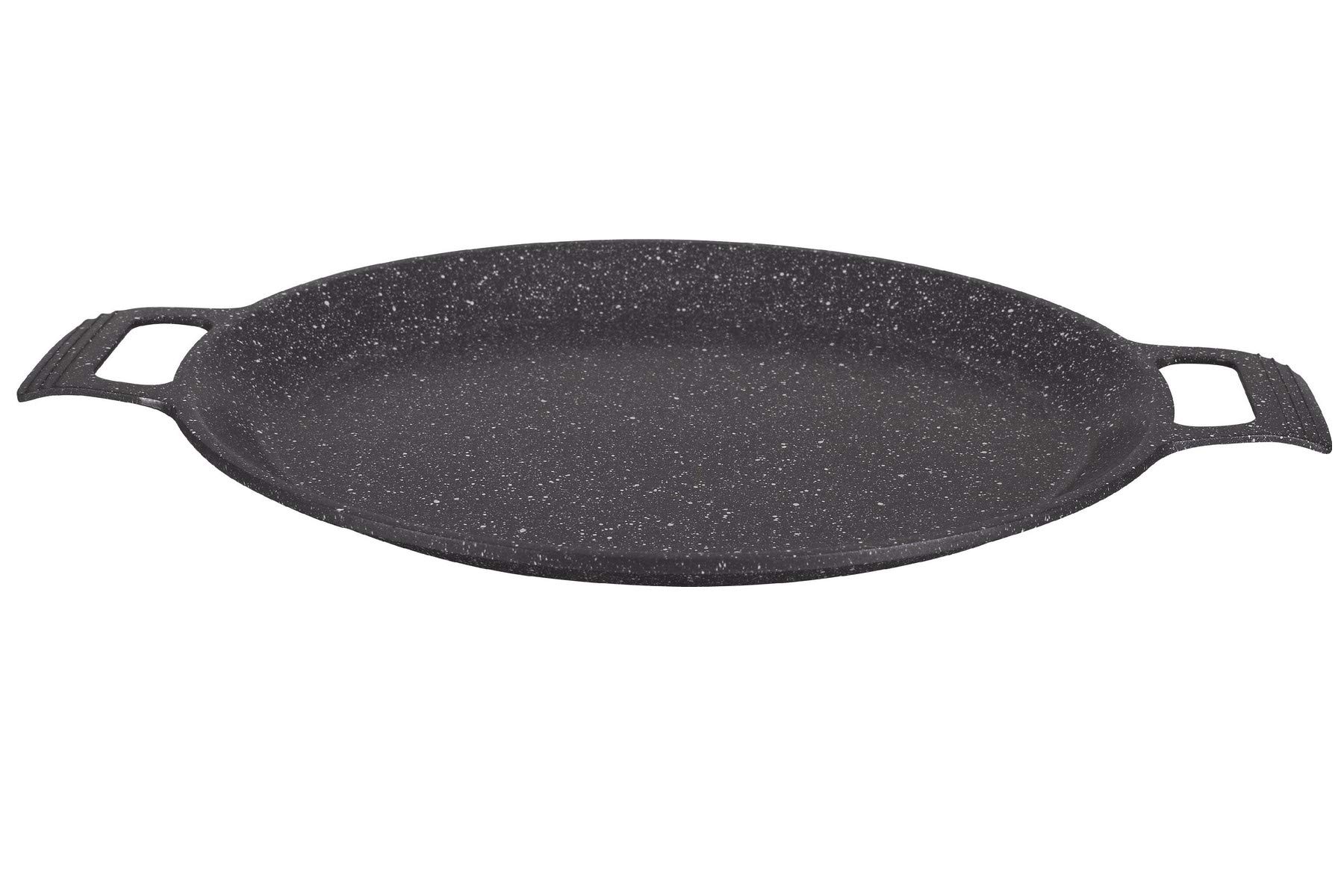 Kamberg - Galetière à pain / Poêle à crêpe / Crêpière 32 cm - Fonte d'Aluminium - Revêtement Pierre - Tous Feux dont Induction - Sans PFOA - 0008106