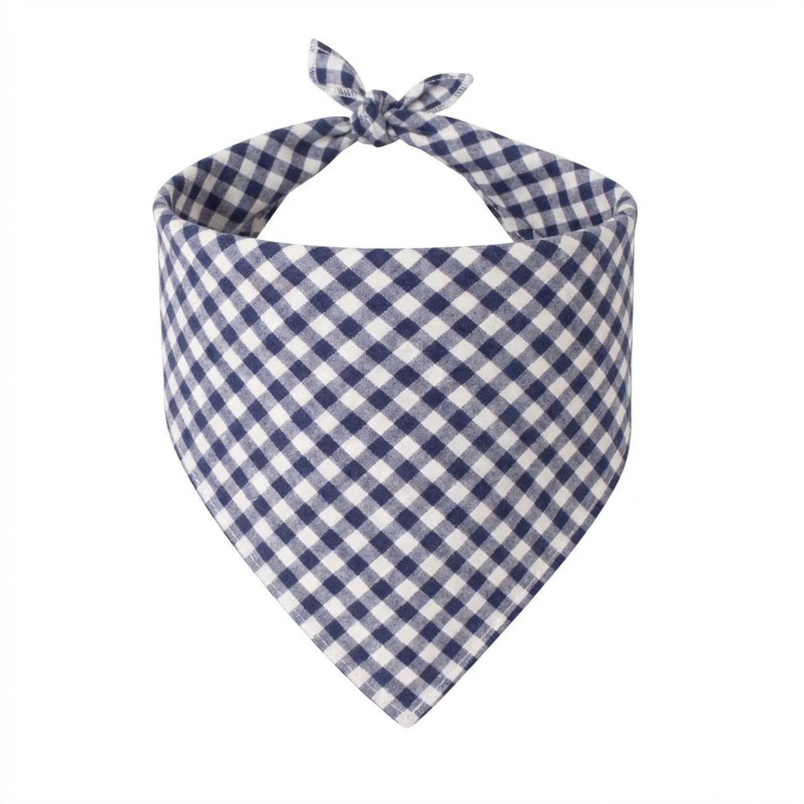 Dog Bandanas 1 Pack; Cotton Linen Red Bandana Checkered for Large Dogs; Soft Breathable Dog Accessories; Holiday Dog Apparel & Accessories — view 7