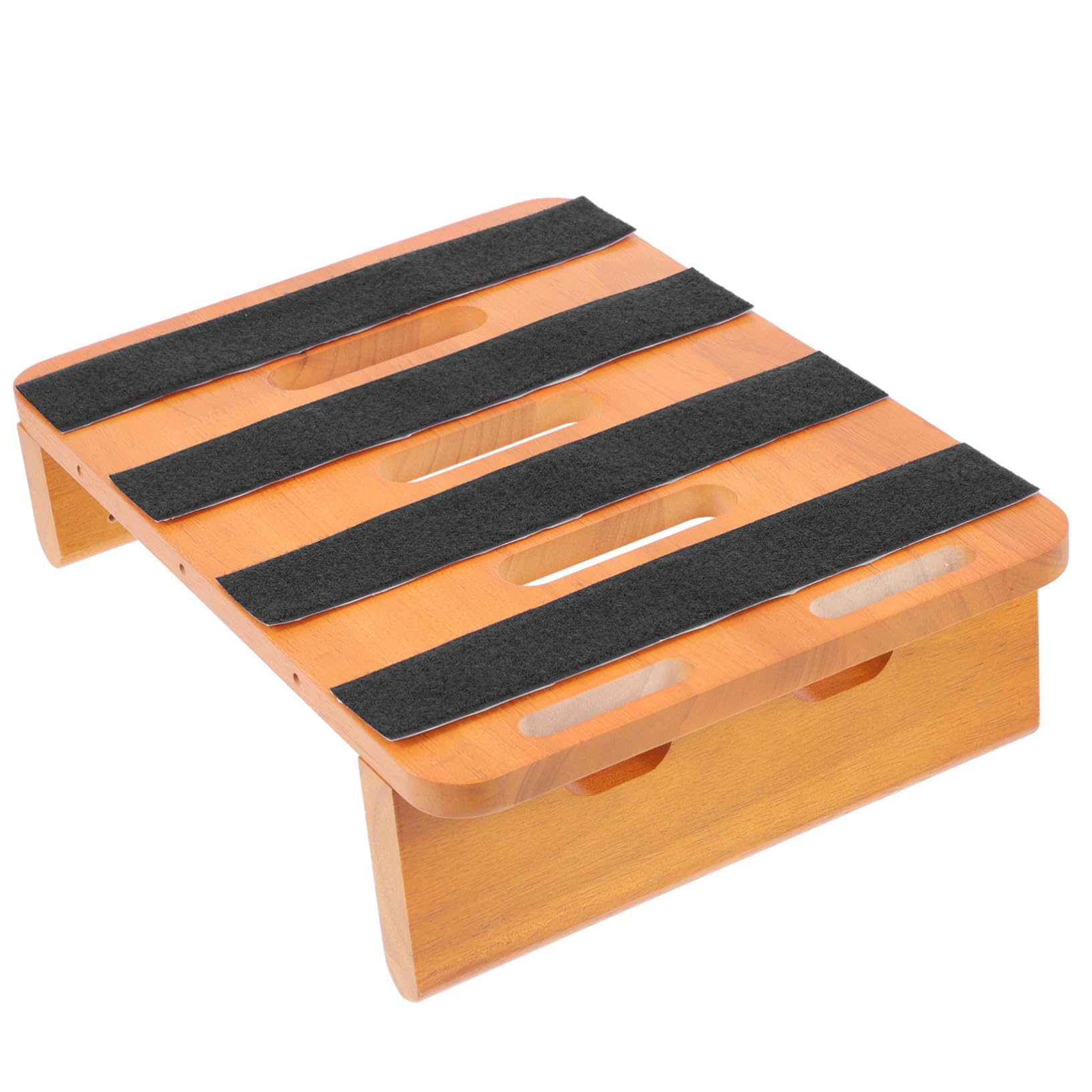 Sosoport Guitar Accessory Effector Processor Board Wooden Organizing Board Stage Performance Enhancer