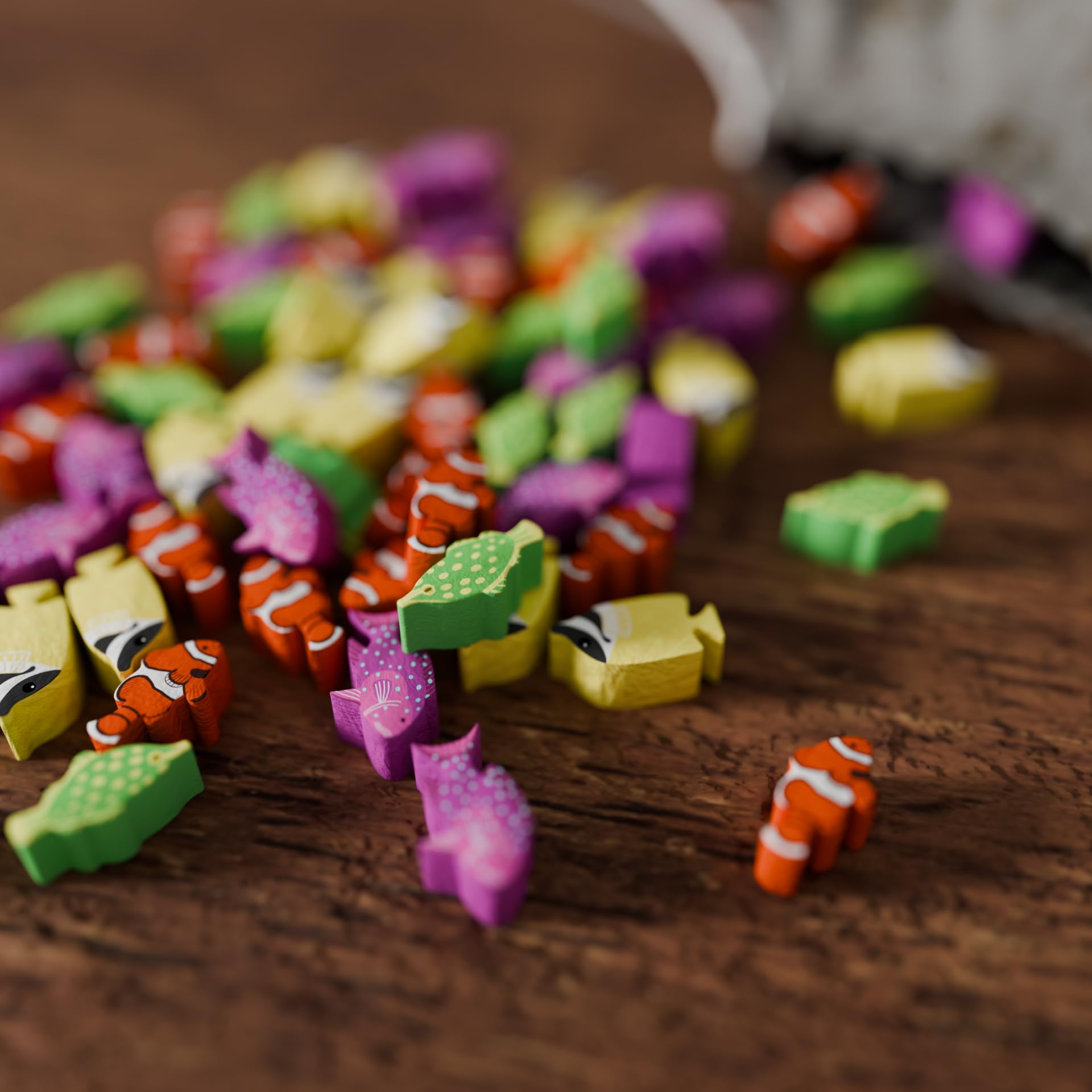Juego de Mesa Shallow Sea – Juego de Estrategia de colocación de Azulejos para Mayores de 14 años | 1-4 Jugadores, 30-45 Minutos de Juego | Construye un ecosistema de Arrecife de Coral, Juego de