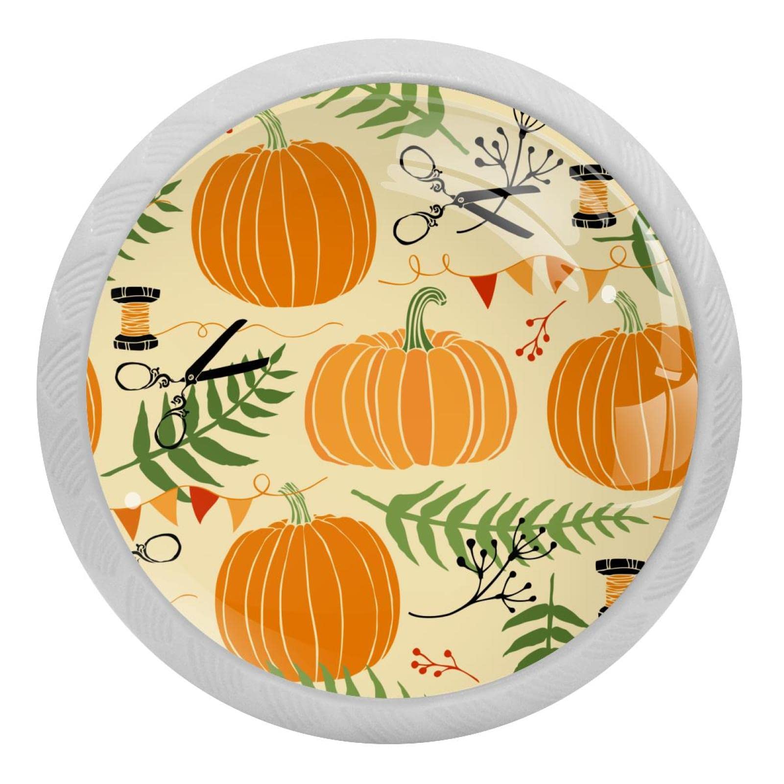 Boutons de cuisine en verre festifs pour illuminer vos placards et commodes en automne