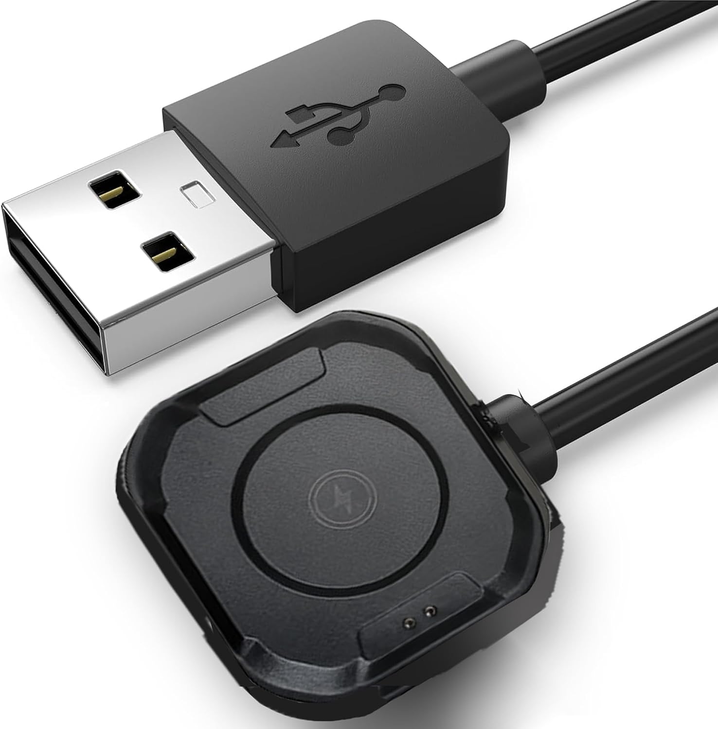 Compatible for KOSPET Tank M3 Ultra Charger, USB Charging Cilp Dock Replacement Charging Compatible for KOSPET, AMAZTIM Tank M3 Ultra, M3 Smart Watch (Black, for M3 Ultra, M3)