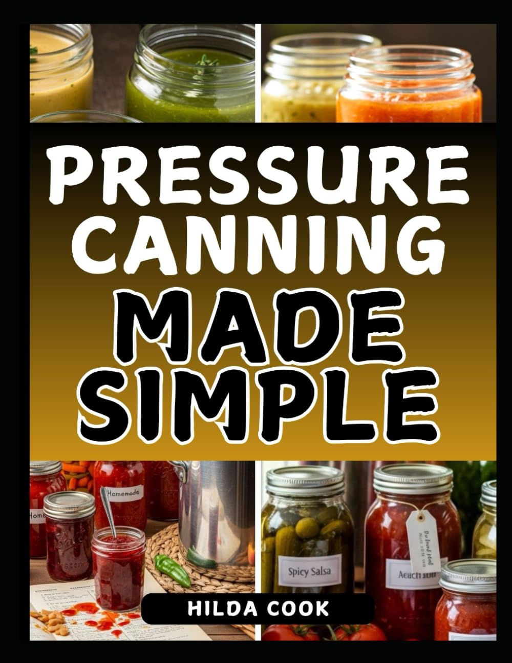 PRESSURE CANNING MADE SIMPLE: A Beginner’s Step-by-Step Cookbook for Safely Preserving Meats, Vegetables, Soups, and More, for Long-Term Storage
