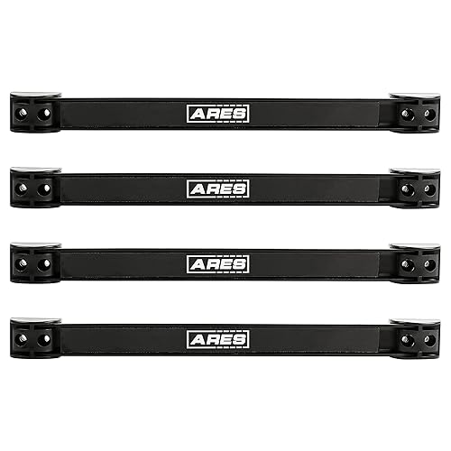 ARES 62038-Juego de 4 barras magnéticas de 14 pulgadas, soportes de montaje y tornillos incluidos, capacidad de 20 libras por barra