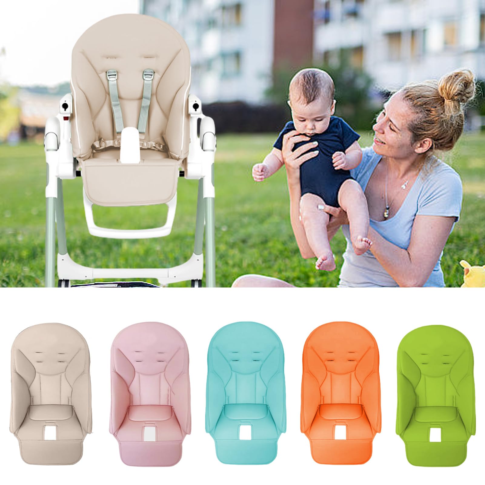 Chaise Haute Peg Perego Housse De Coussin De Chaise De Bébé En Cuir PU, Pour Peg Perego Peg Perego Chaise Haute Chaise Haute Peg Perego Housse De Coussin De Chaise De Bébé En Cuir PU, Pour Peg Perego Peg Perego Chaise Haute