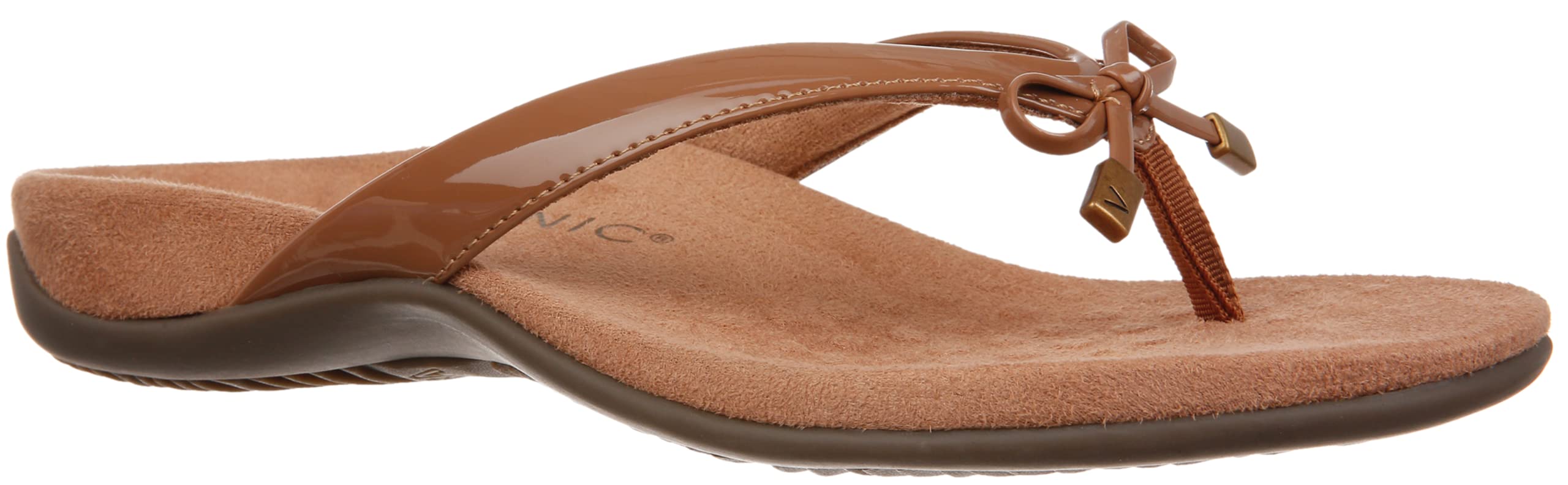 Vionic Women's Rest Bella Toe Post Sandal- Supportive Ladies Orthotic Sandals that include Three Zone Comfort with Arch Support- Flip Flop for Ladies,