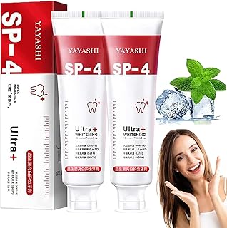 2 Pcs Yayashi Sp-4 Toothpaste,Yiliku Sp-4 Probiotic Toothpaste,Sp-4 Toothpaste,Brightening & Stain Removing Toothpaste,Sp-4 Brightening Fresh Breath Toothpaste