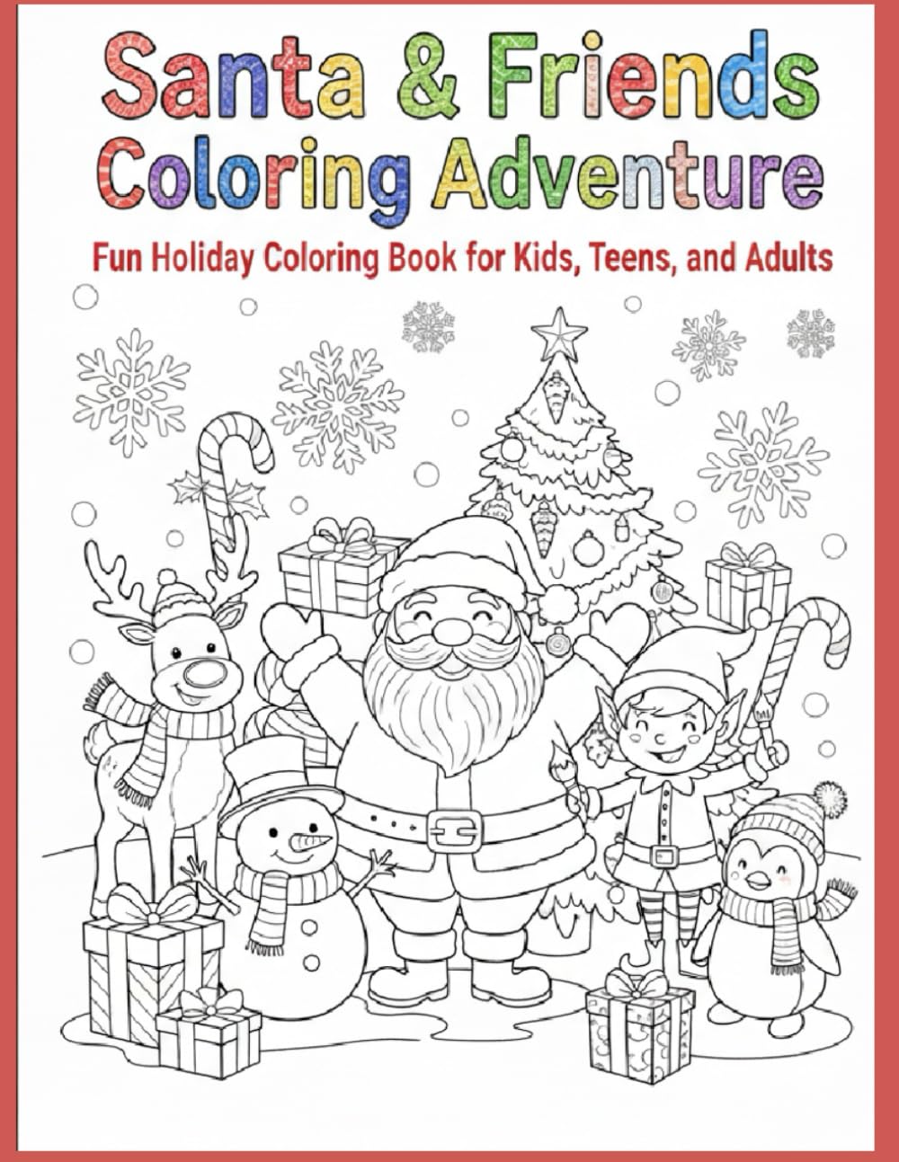 Santa & Friends Coloring Adventure
