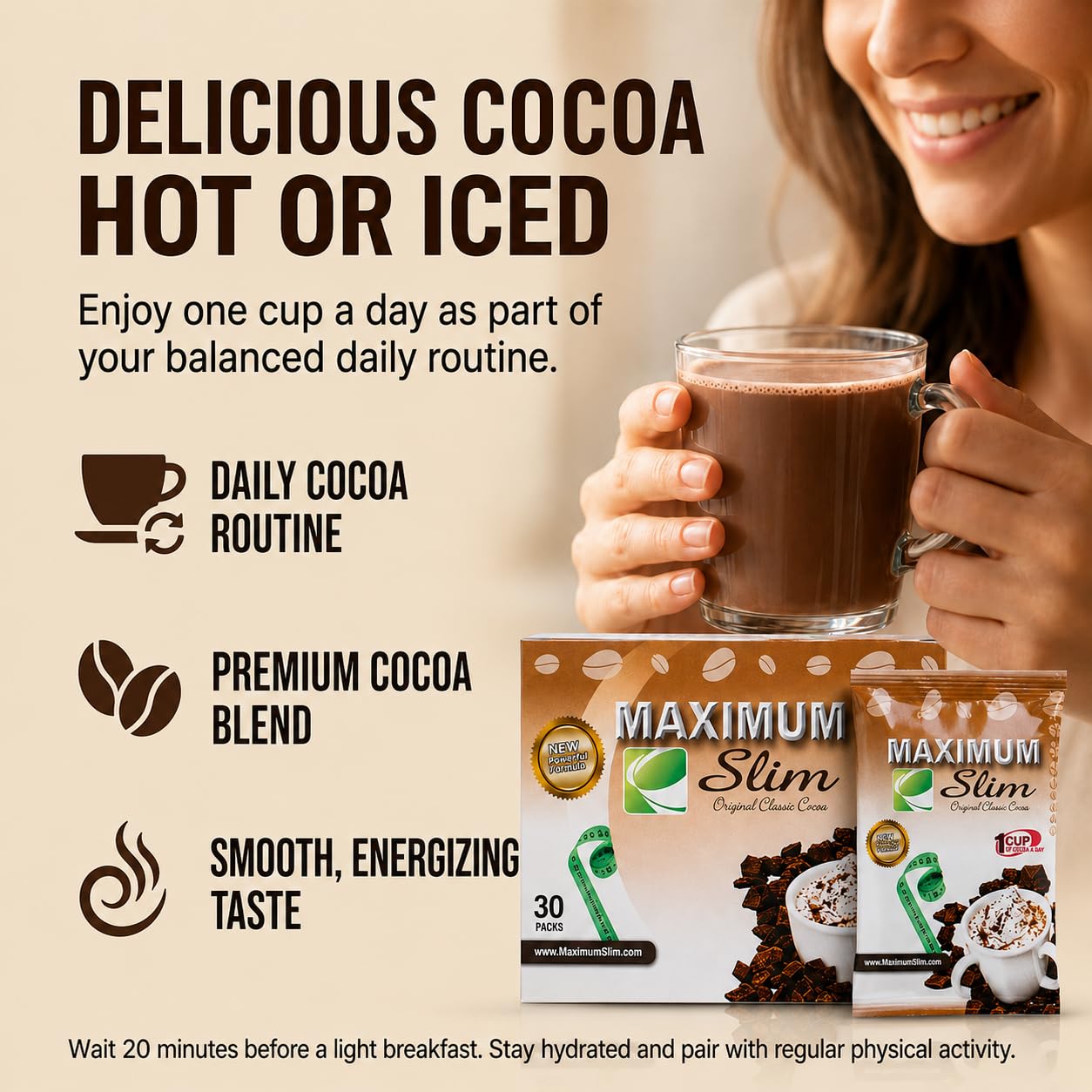 Amazon.com: Maximum Slim Premium Instant Cocoa – Creamy, Delicious