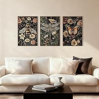 Vista 22 de Zessonic Arte abstracto de pino para pared, bosque de pinos nórdicos, obra de arte neutra brumosa, impresiones en lienzo enmarcadas de Wabi Sabi