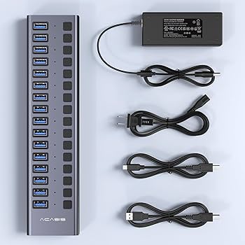 Amazon.com: ACASIS 16&10&7 Ports USB 3.1 Hub with 10Gbps Data