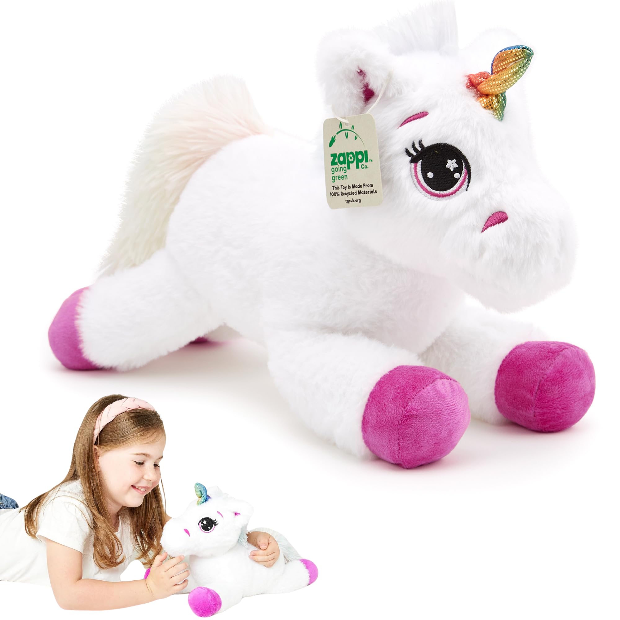 Zappi Co Daisy el Perro Salchicha de Peluche (20 cm) - Delicia de Perro Salchicha - Suave, Agradable, 100% Reciclado - Adorable Amigo Largo — view 50