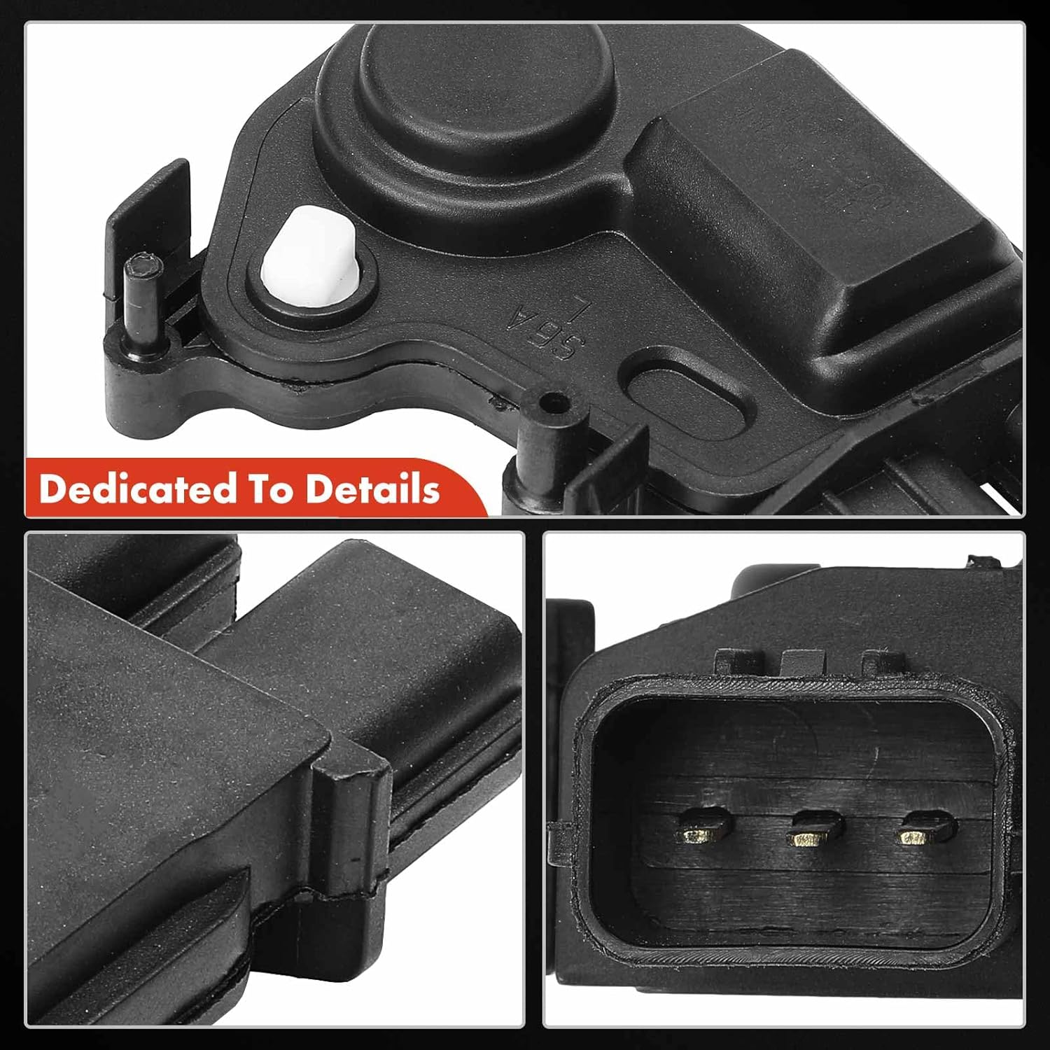 A-Premium Rear Left Driver Side Door Lock Actuator Compatible with Honda Pilot 2003-2008, CR-V 2002-2006(Built in Japan)