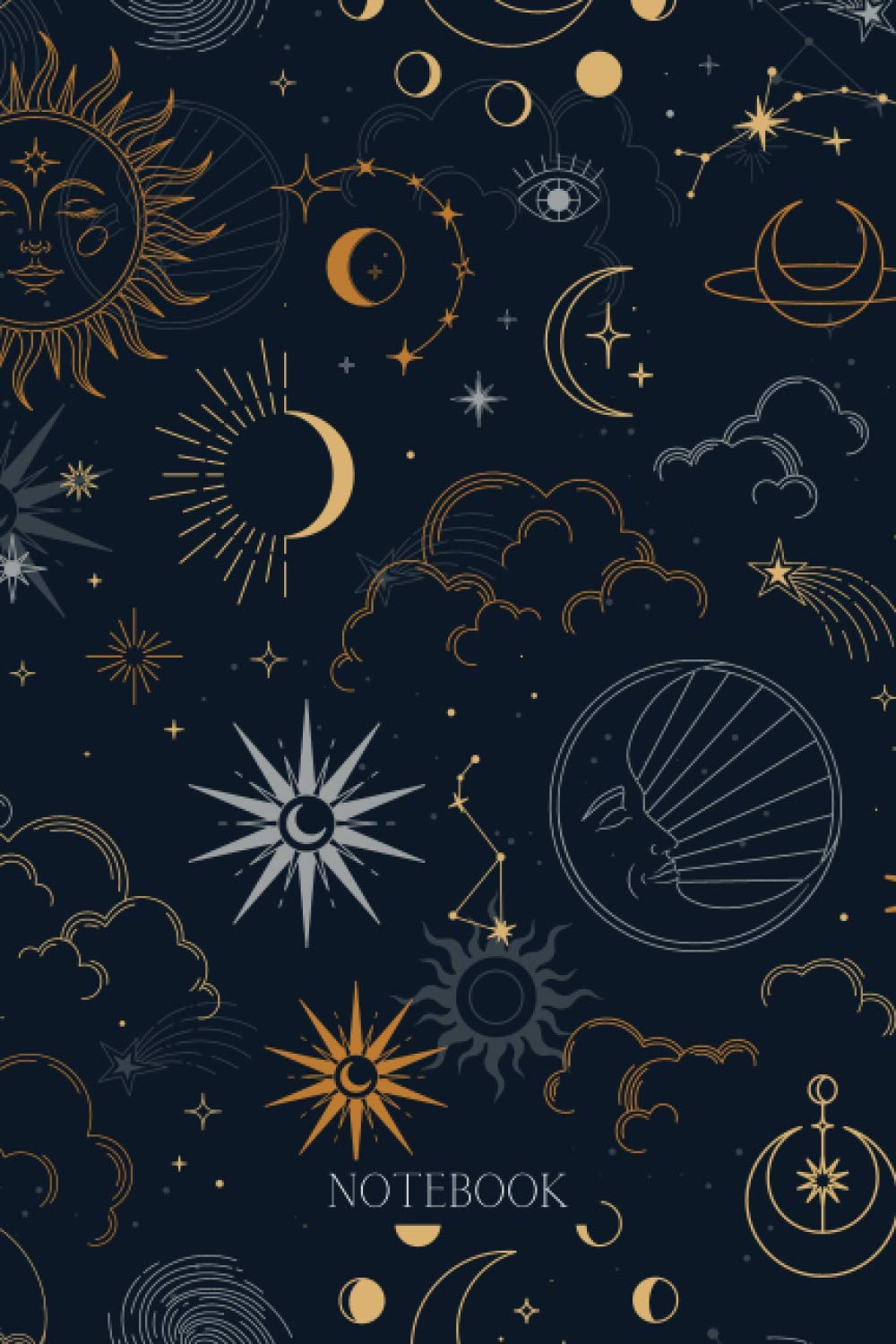 Cosmic Pattern Astrology Notebook Journal: 6x9 lined pages (Celestial Notebooks)