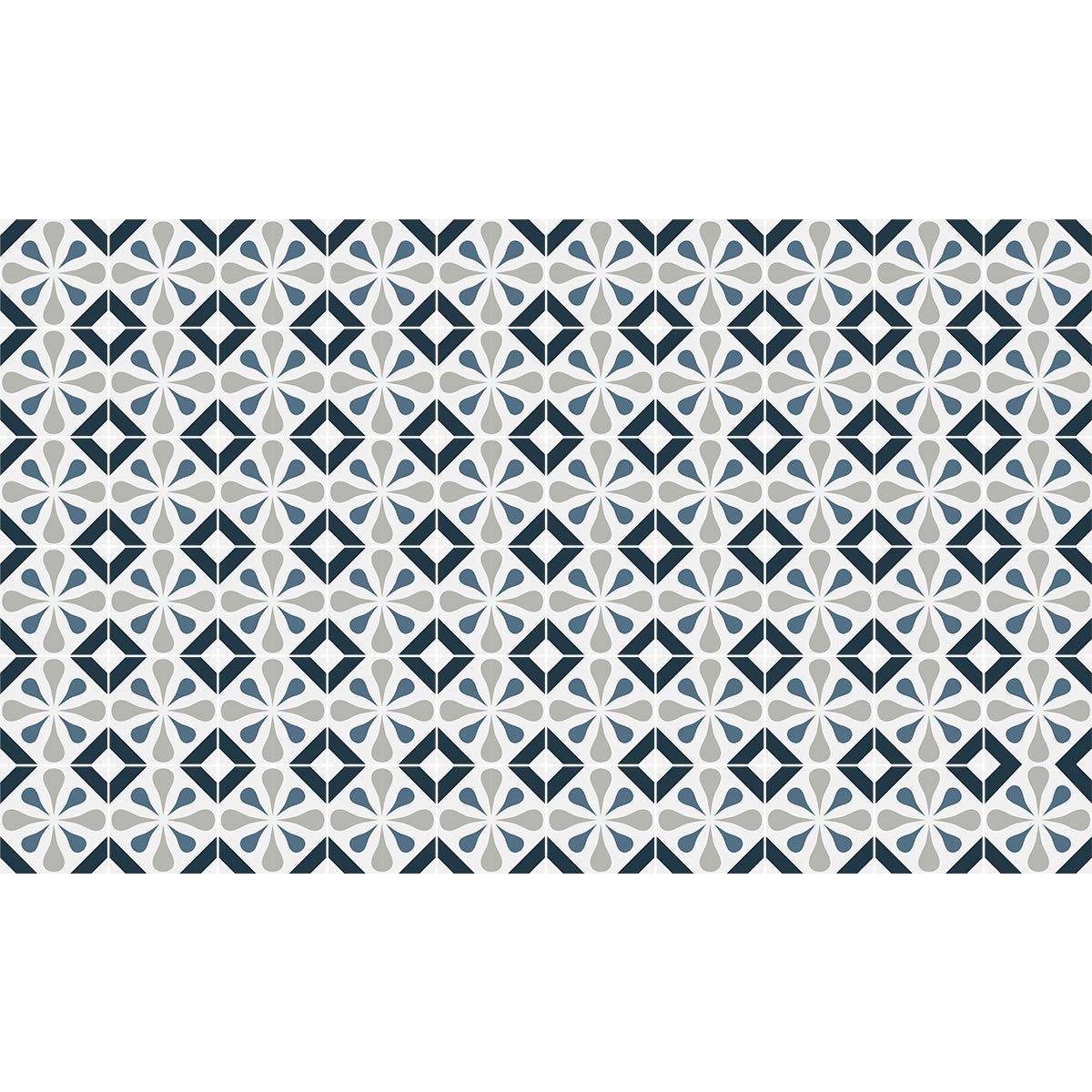 24 Stück Selbstklebende Fliesenaufkleber, 10x10 Cm, Azulejo-Design – Für Badezimmer, Küche, Möbel