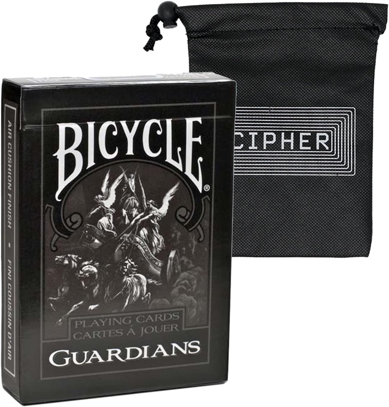 Bicycle and Cipher Playing Cards Guardians Playing Cards - Cool Deck - Includes Playing Cards Bag