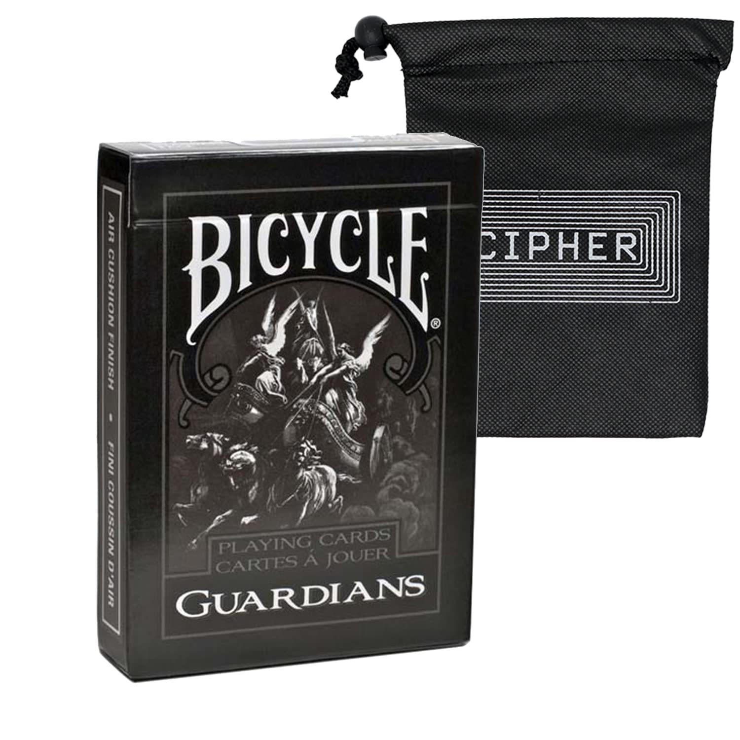 Bicycle and Cipher Playing Cards Guardians Playing Cards - Cool Deck - Includes Playing Cards Bag
