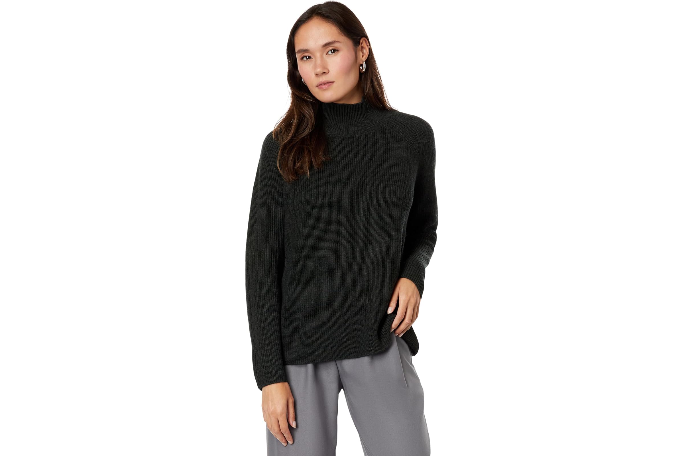 Eileen Fisher Turtleneck Raglan Top