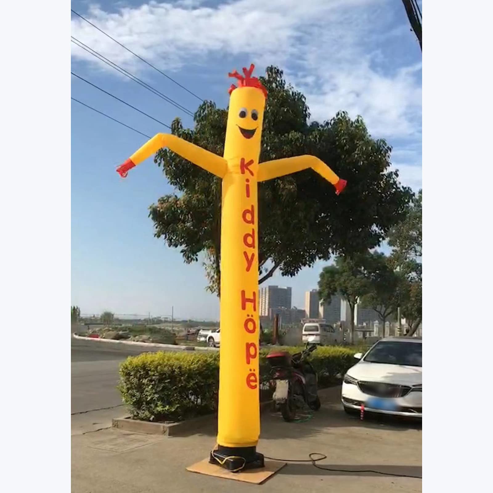 ZBXGJKSY 950W Inflatable Tube Man Air Blower, Air Blower Fan Inflatable 2800/3400 R/min 110V High Speed Fan Dancer Wind Tube Man Fly Guy Sky Puppet