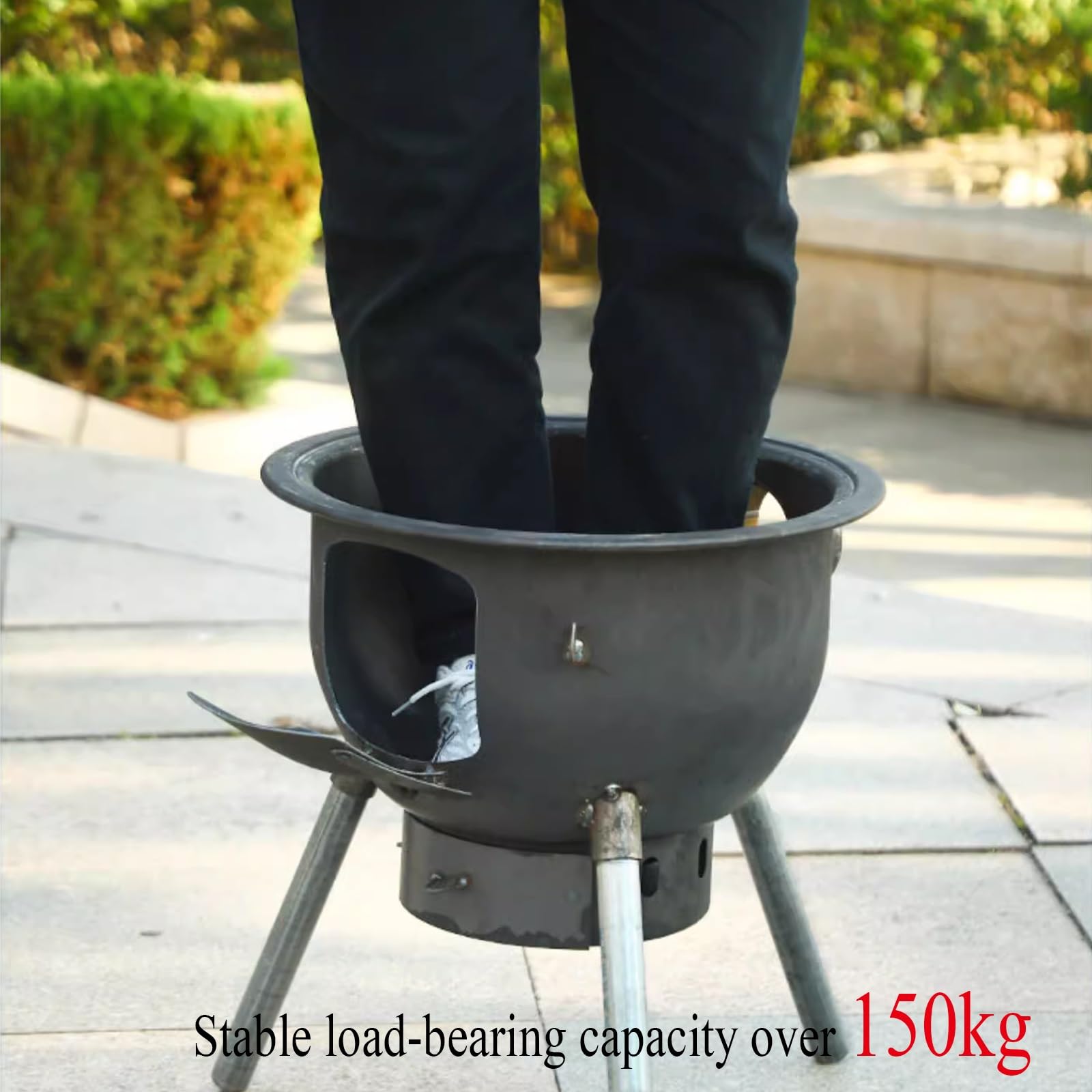 Stufa a Legna in Ghisa Piccola, Stufe a Legna da Interno Ventilate, Bruciatore a Ceppi e Combustibile Solido, Riscaldamento Casa 7 Taglie(58 * 59cm)