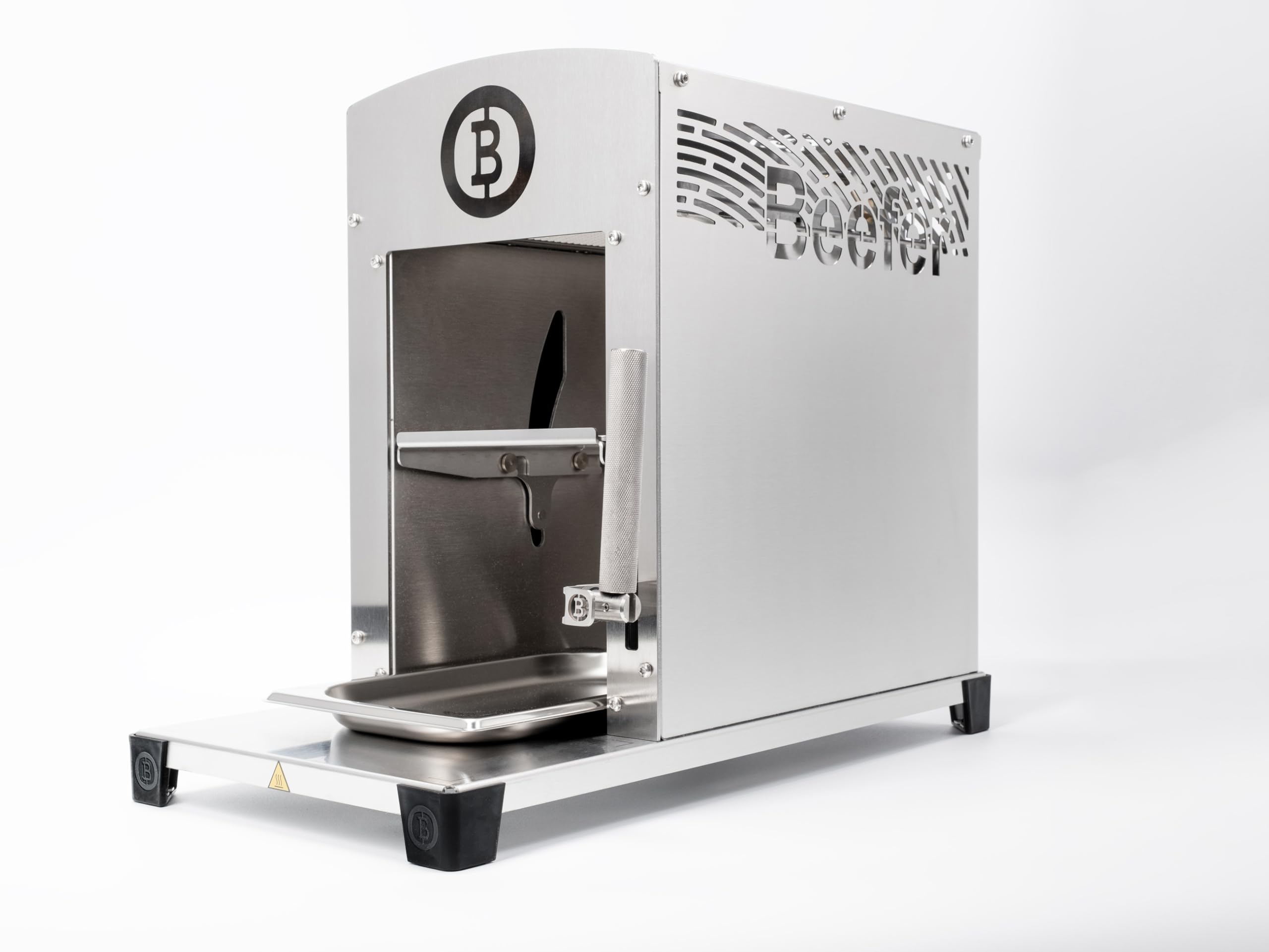 Beefer Pro II – Original Oberhitzegrill | 800 °C Keramikbrenner | Neue Brenner-Generation | Einhand-Höhenverstellung | System 800° | Edelstahl | EN16129 | 2,6 kW | 240 × 560 mm