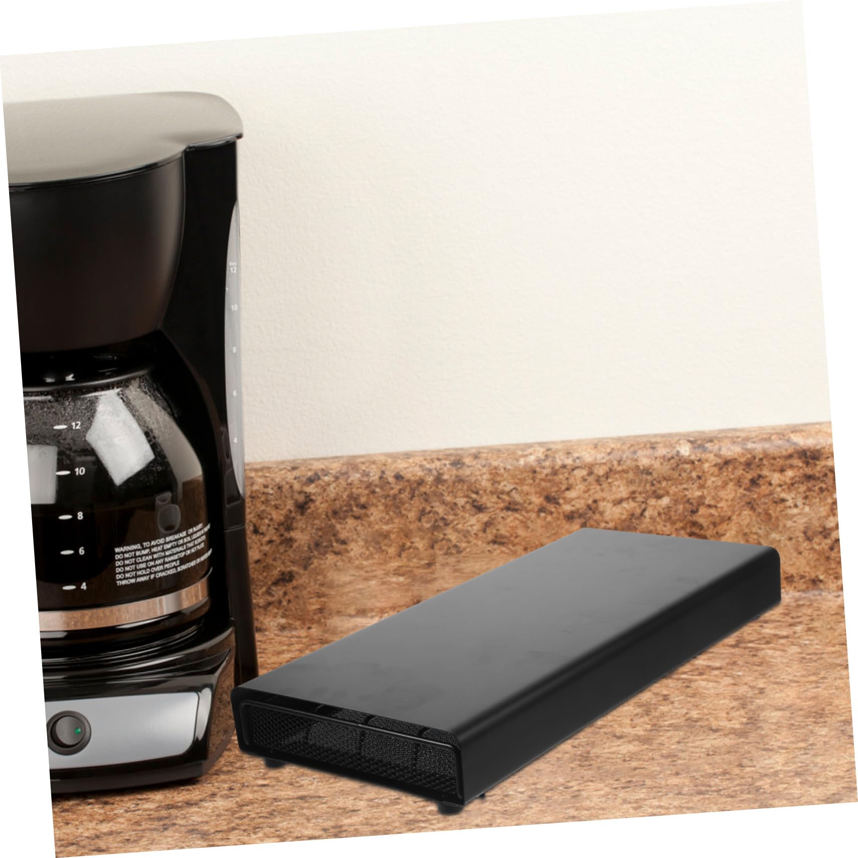 Organizer Cialde Caffè con Cassetto Scorrevole Capsule Gusto Capacità Contenitore Capsule Caffè Stabile e Facile da Pulire per Cucina