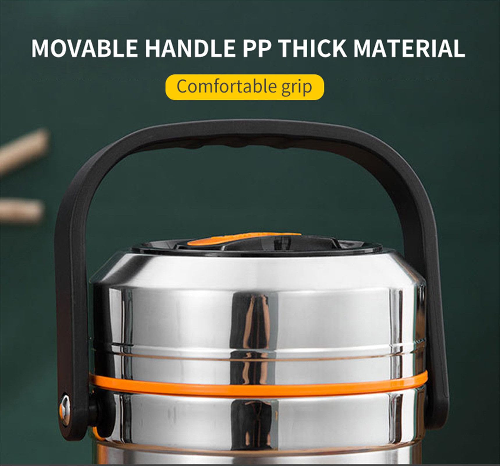 Thermobehälter für Essen, Edelstahl Thermobecher Essen, Thermo Lunchbox, Thermobox für Essen, Warmhaltebehälter Essen, für Auslaufsicherer Warme Speißen Essen Behälter,1.5L