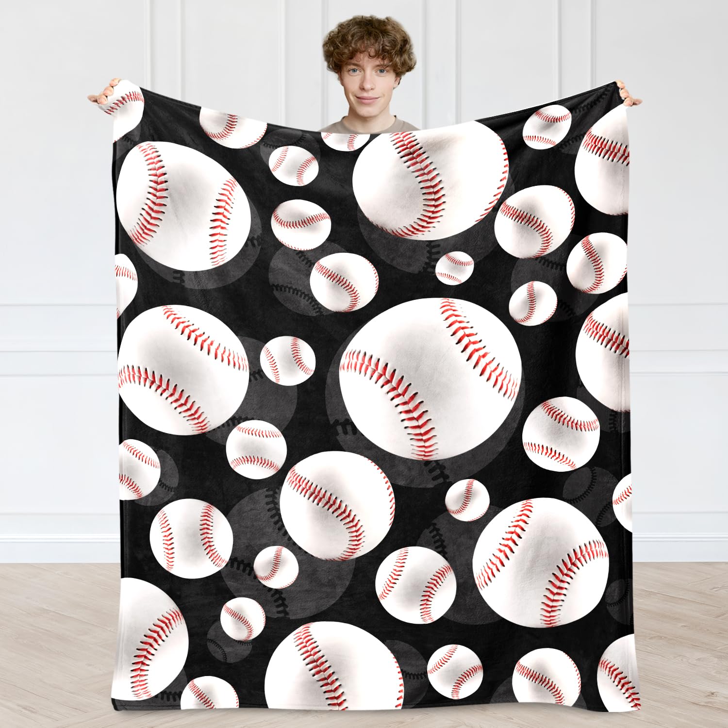 Labfen Baseball Blanket for Boys Kids, Baseball Gifts for Boys, Baseball Throw Blanket for Couch Bedroom Decor Baseball Stuff 40