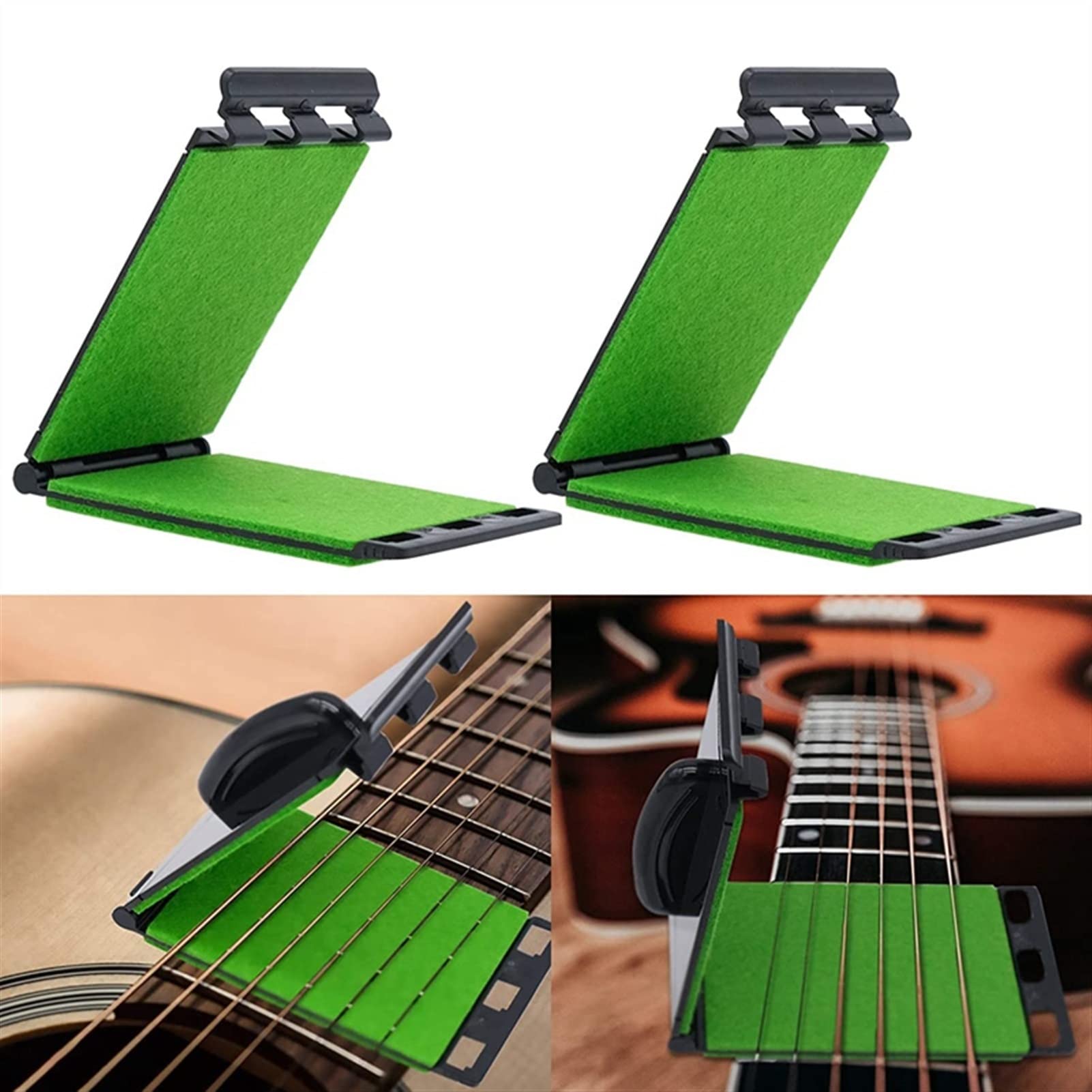 4pc Guitarra String Tool Tool Tool Fingerboard Scrubber Scrubber Blass String Cleaner Paño Para Guitar Mandolin Mandolin Herramientas luthier