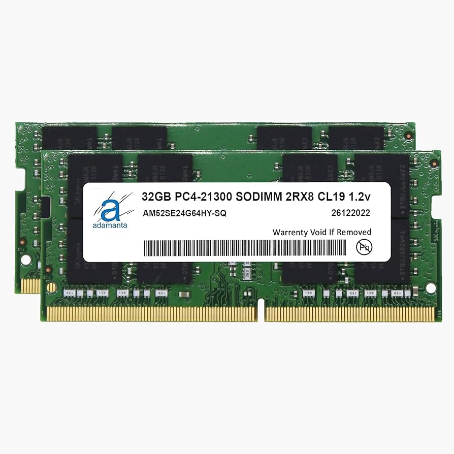 Adamanta 64GB (2x32GB) Memory Upgrade for 2020/2019/2018