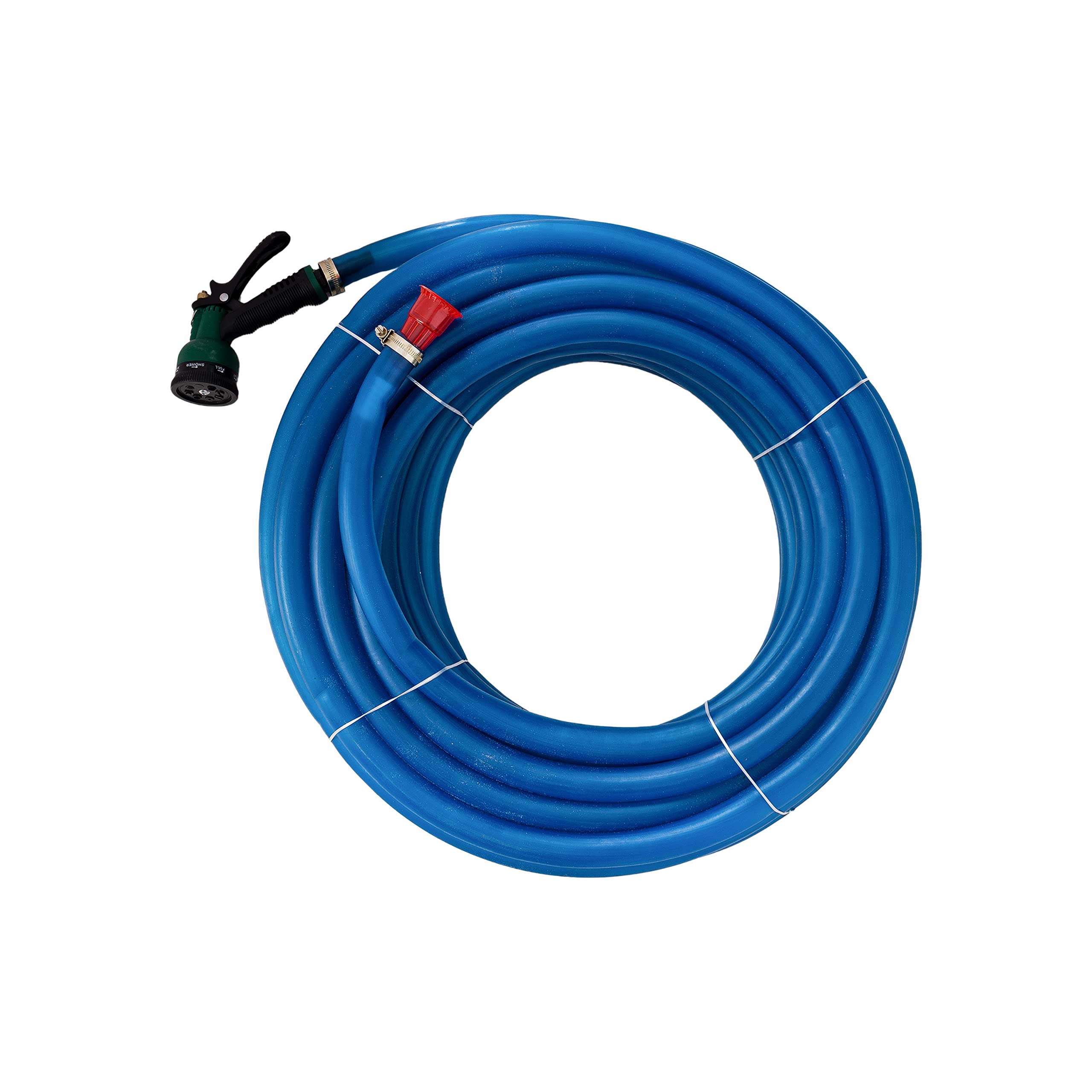 Tandhan Ecorun Heavy Duty Durable Nylon Hose Pipe with Spray Gun for Watering Home Garden, Car & Bike Washing & Cleaning, Pet Bathing - 1 Inch x 30 Mtrs | Soft & Flexible | Rupture Free (Blue) (B0BKWC4GRY) Amazon Price History, Amazon Price Tracker