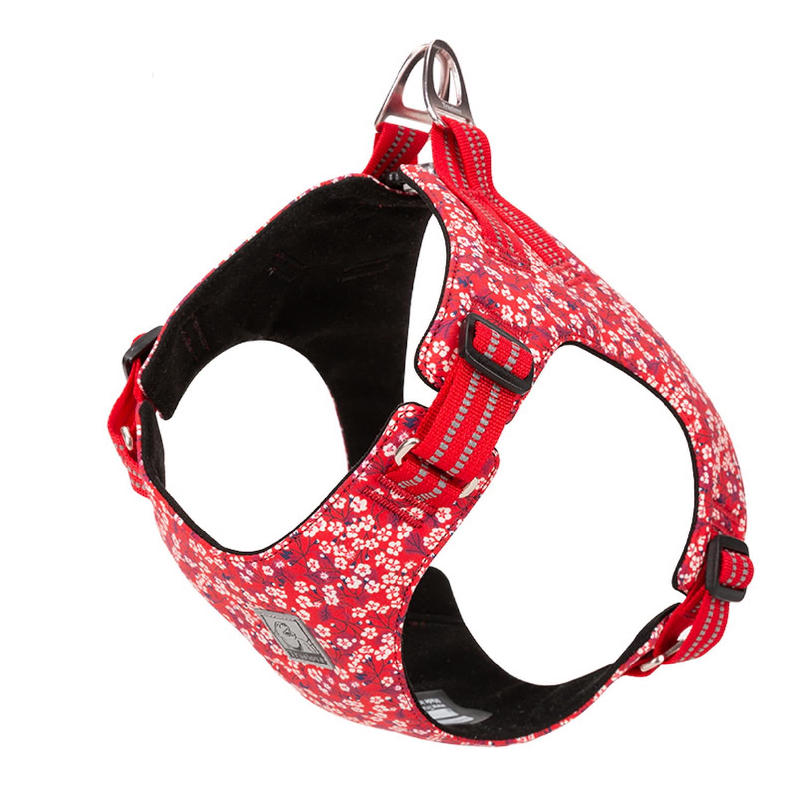 Truelove Pet Harness Floral Floral Doggy Harness Dog Vest Type Dog Walking Chain Small Medium Puppy Cat Printed Cotton TLH1912