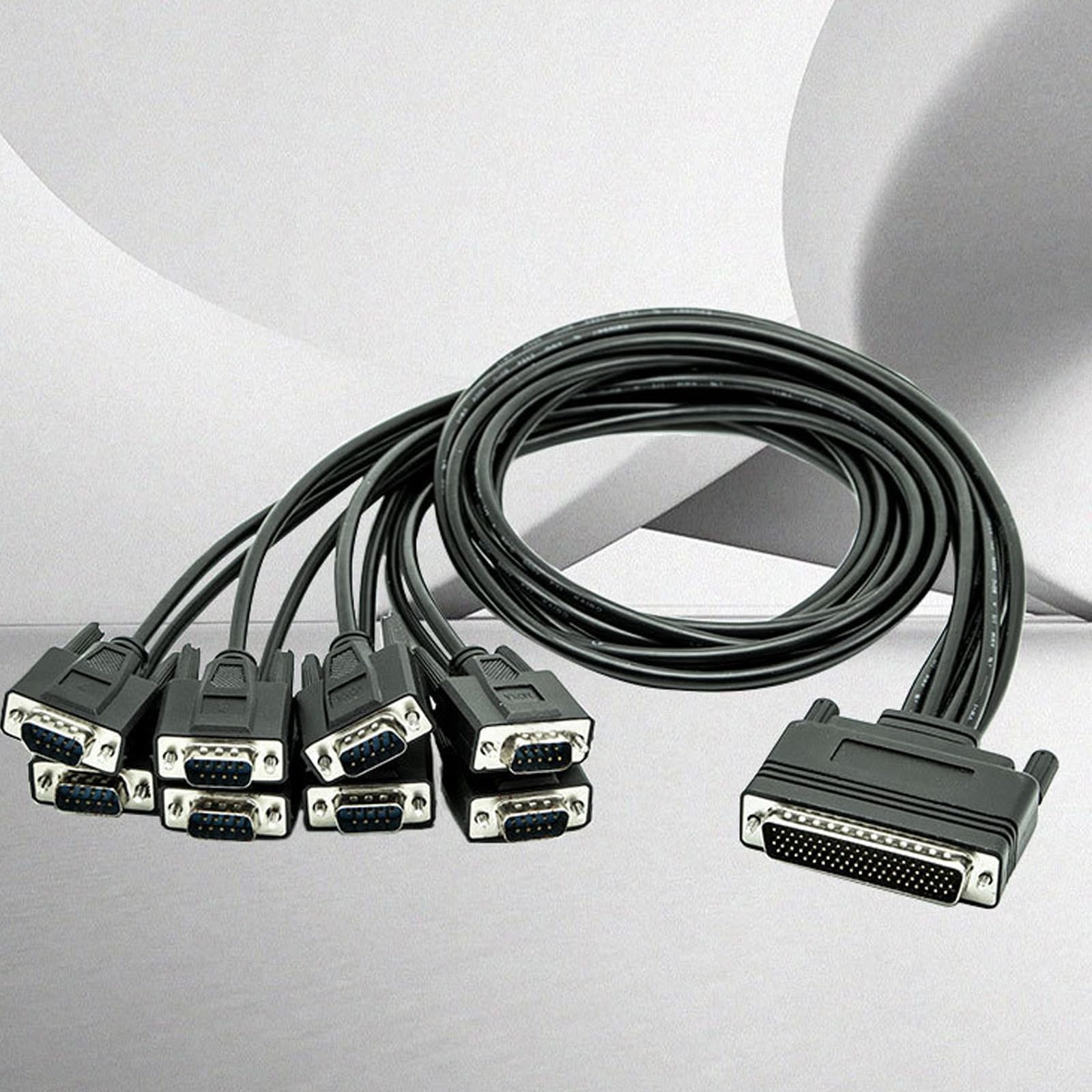 Scheda adattatore da PCIe a DB9 a 8 porte, convertitore RS232 ad alta velocità per trasferimento dati industriali e laboratori server
