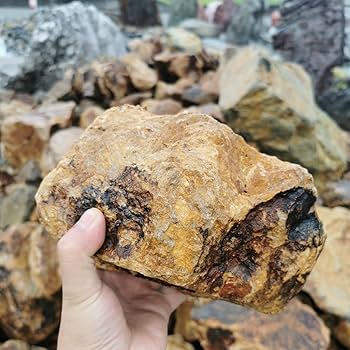 栃木産 新みかも石 割栗石 300キロ 庭石 石 鑑賞石 庭 坪