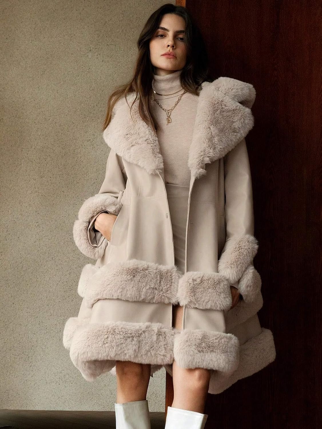 Women's 2025 Casual Trench Coat Long Coat