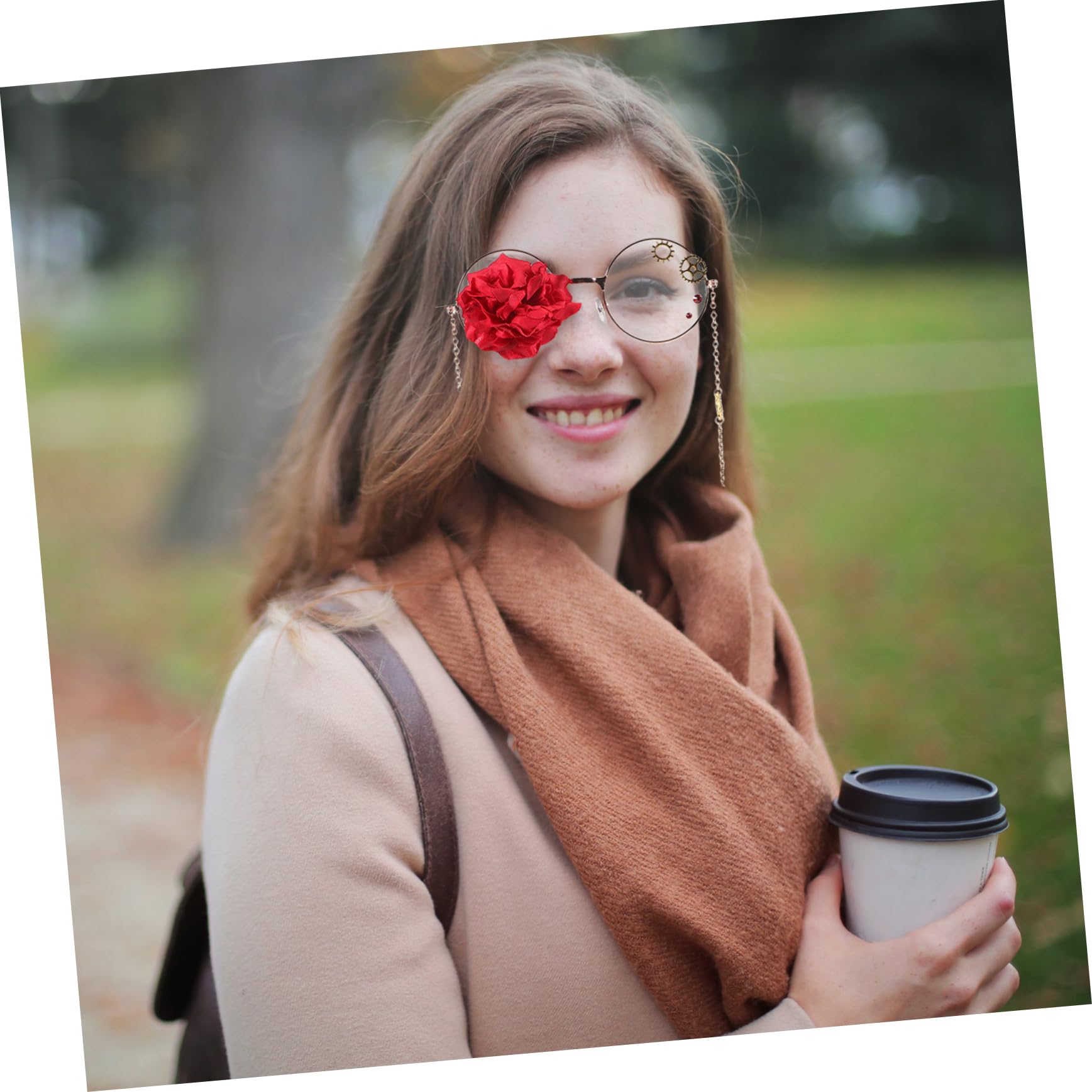 SHERCHPRY Lolita Glasses Frame Vintage Glasses for Party Accessories Retro Decor Eyewear