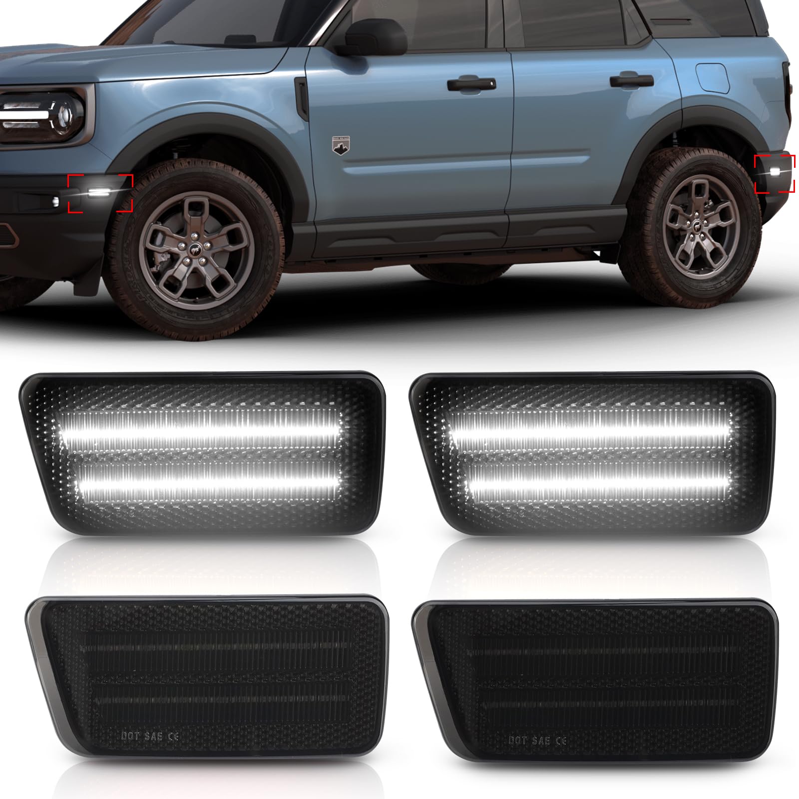 Amazon.com: Bestview LED Side Marker Lights for 2021-2024 Ford