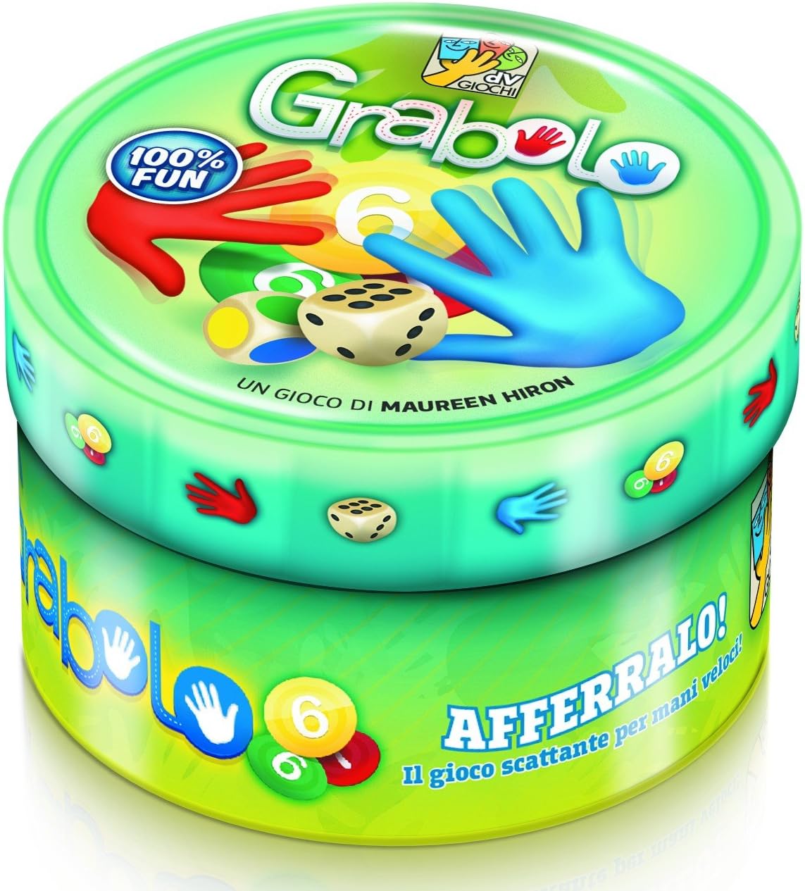 Dv Giochi - Grabolo-Chi tendrá Las Manos más rápidas-Edición Italiana, Color Verde, DVG9347