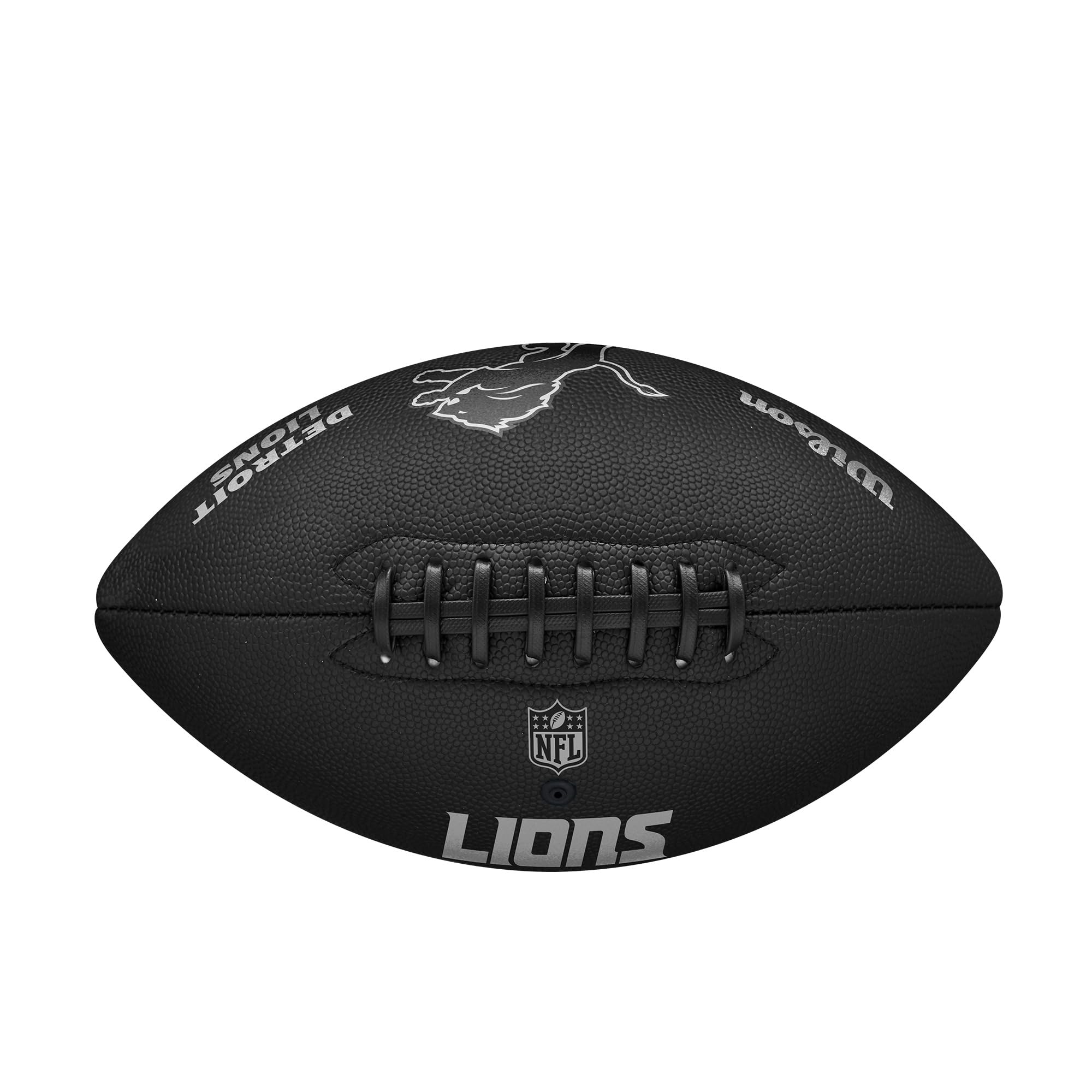 Wilson NFL Team Metallic Premiere Ballon de Football Taille Officielle Detroit Lions