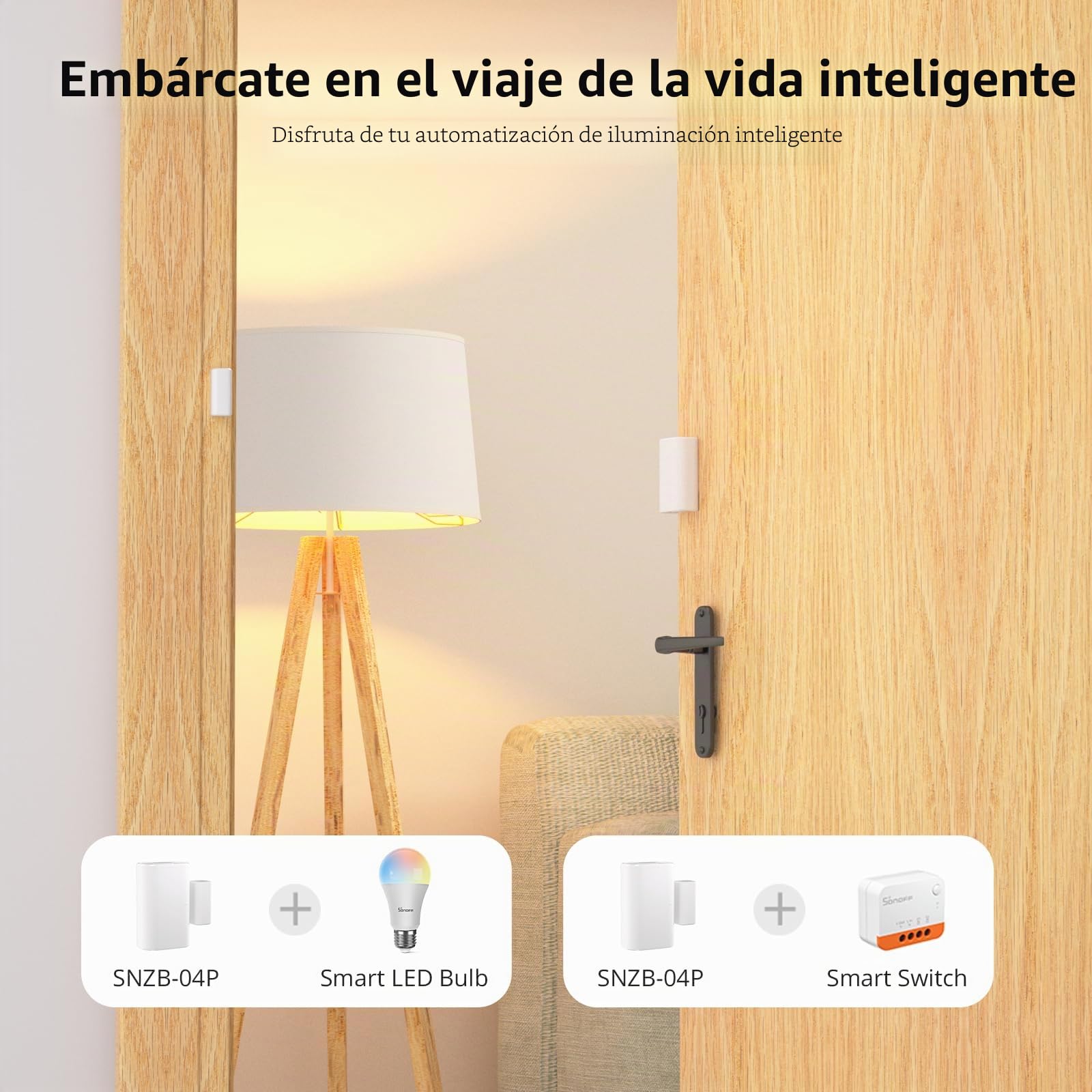 SONOFF Sensor Zigbee Puerta Ventana SNZB-04P 2pcs, Sensor de Alarma de Seguridad,Escena Local Inteligente,Requiere Zigbee Hub(Se Vende por Separado),Compatible con Alexa, Google Home.