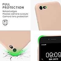 Vista 3 de kwmobile Funda compatible con Apple iPhone SE (2022) / iPhone SE (2020) / iPhone 8 / iPhone 7 - Funda protectora delgada de poliuretano Remolino